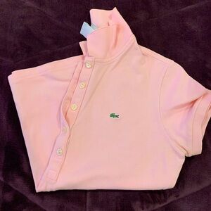 Pretty in pink! Lacoste shirt. Size 42